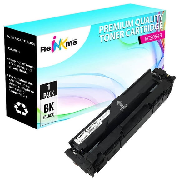 ReInkMe Compatible 054 Black Toner Cartridge for Canon LBP622Cdw MF641Cw