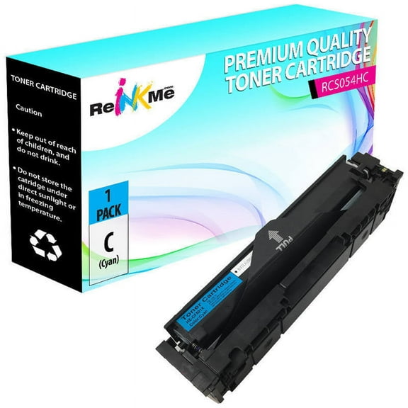 ReInkMe Compatible 054H Cyan High Yield Toner Cartridge for Canon MF641Cw