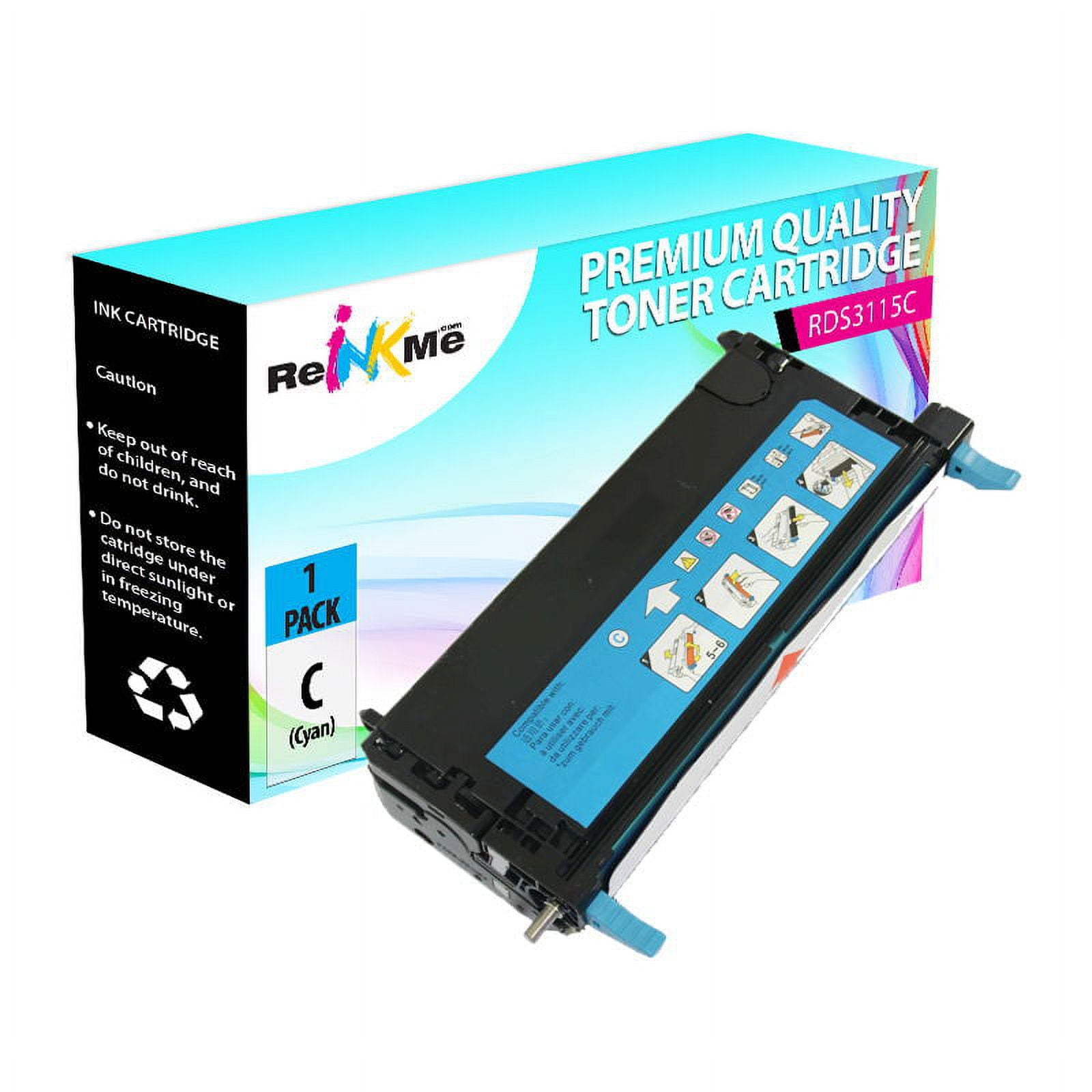 ReInkMe Compatible 310-8094 Cyan Toner Cartridge for Dell 3110CN 3115CN -  Walmart.com