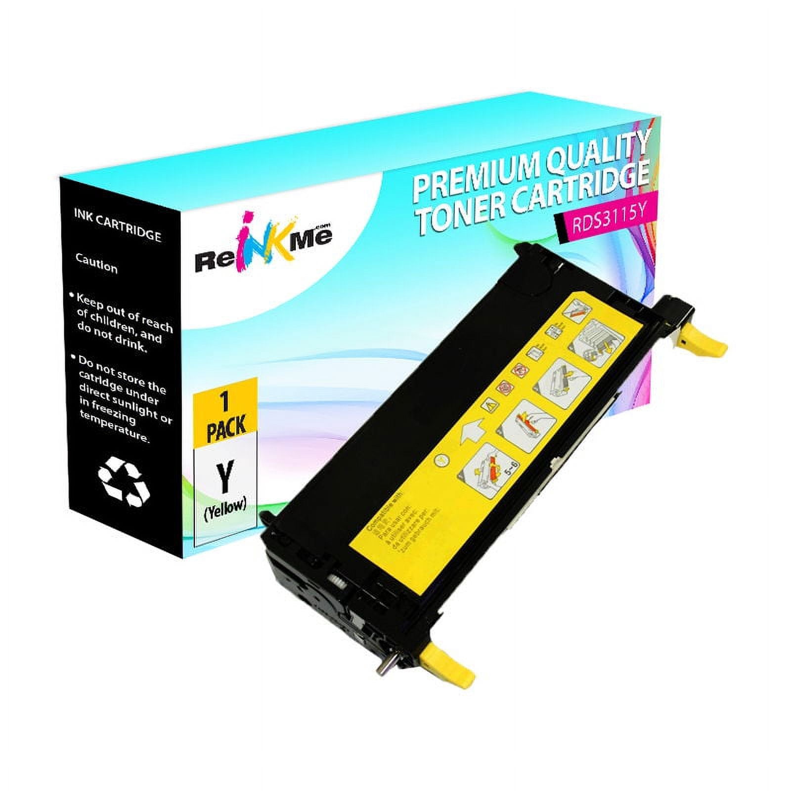 ReInkMe Compatible 310-8098 Yellow Toner Cartridge for Dell 3110CN 3115CN -  Walmart.com