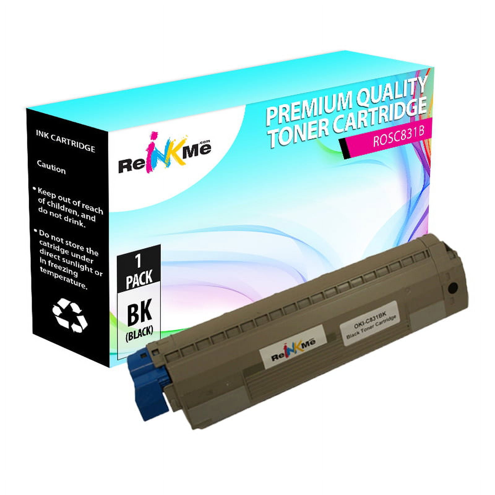 ReInkMe Compatible 44844512 Black Toner Cartridge for Okidata C831n ...