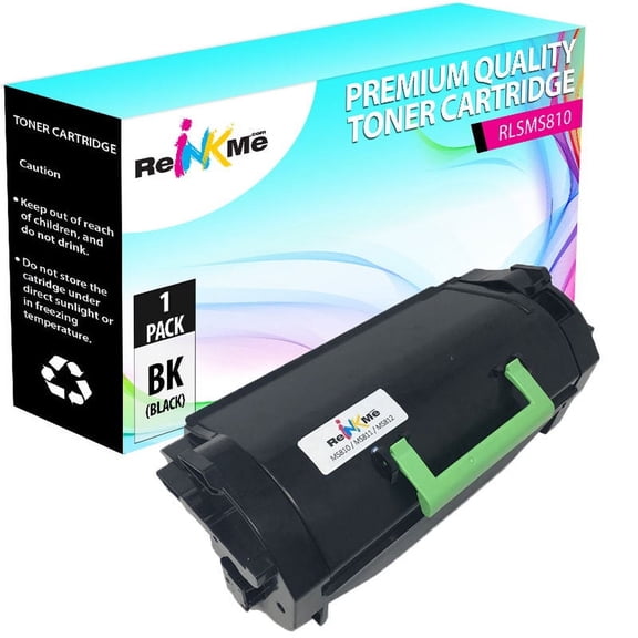 ReInkMe Compatible 52D1000 Toner Cartridge for Lexmark MS710 MS810 MS811 MS812