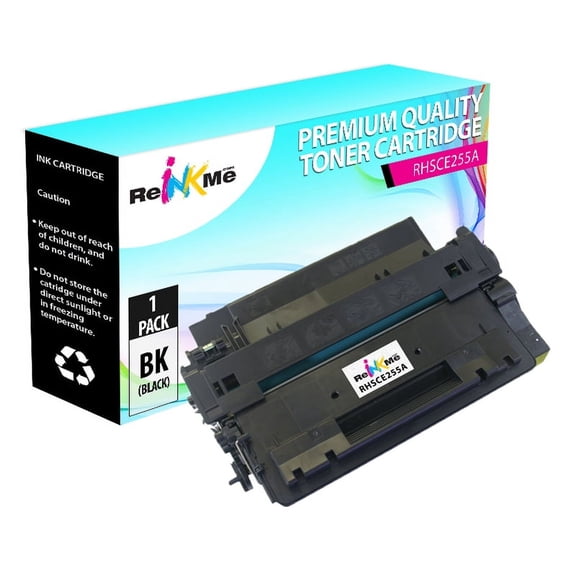 ReInkMe Compatible CE255A Toner Cartridge for HP LaserJet P3015d P3016 M521dn