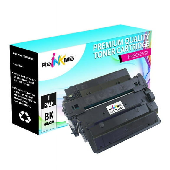 ReInkMe Compatible CE255X Toner Cartridge for HP LaserJet P3015n P3015d M525f