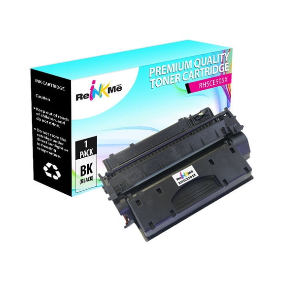 ReInkMe Compatible CE505X 05X Toner Cartridge for HP LaserJet P2055d P2055dn