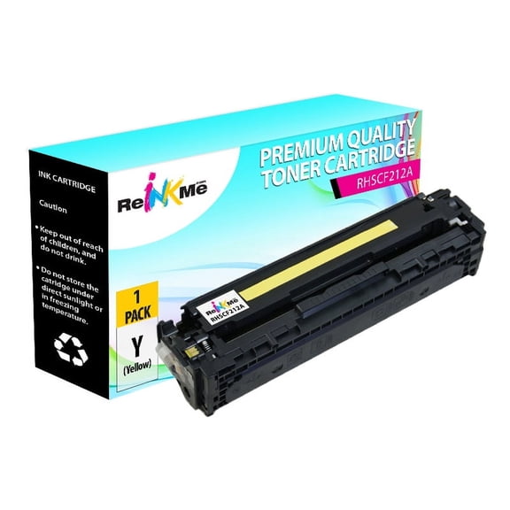 ReInkMe Compatible CF212A 131A Yellow Toner Cartridge for HP Color M276 M251nw