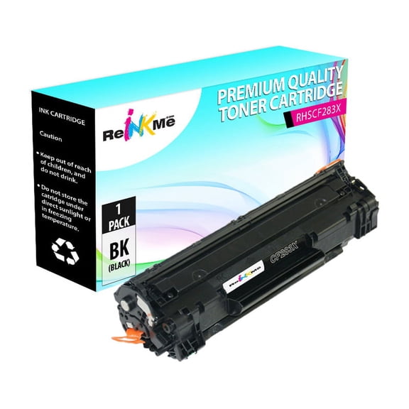 ReInkMe Compatible CF283X 83X Toner Cartridge for HP LaserJet M125 M127fn M201