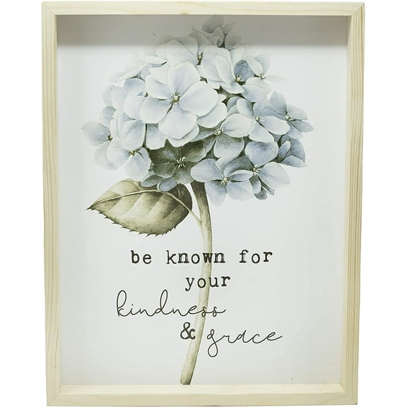 ReLIVE Decorative Expressions Kindness and Grace 14x11 Painted Wooden Sign