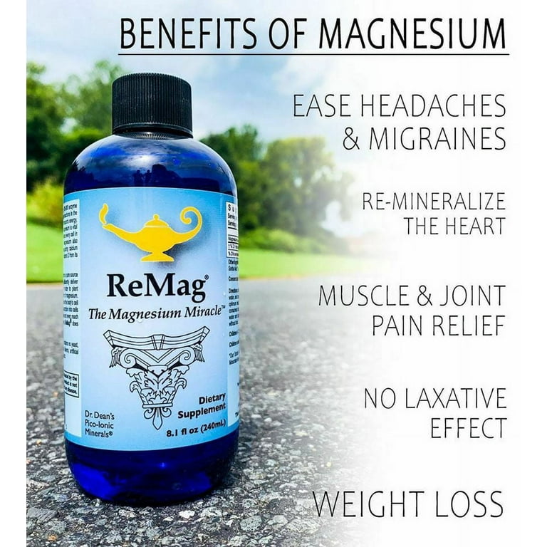 Suplemento de magnesio líquido picoiónico ReMag®