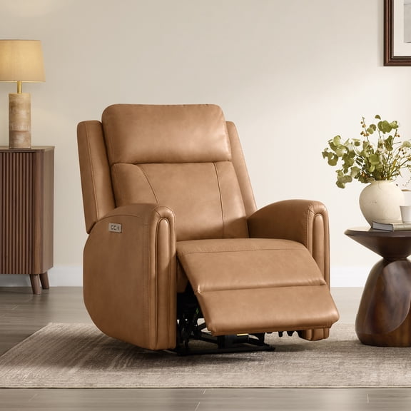 ReNest Camel Power Recliner Wall Hugger, Camel