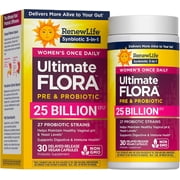 ReNew Life Ultimate Flora Womens Daily Probiotic Veggie Capsules 30 ea Pack of 3
