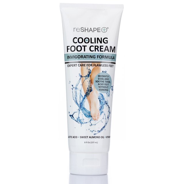 ReShape Cooling Foot Cream with Lactic Acid, Menthol, and Vitamin E
