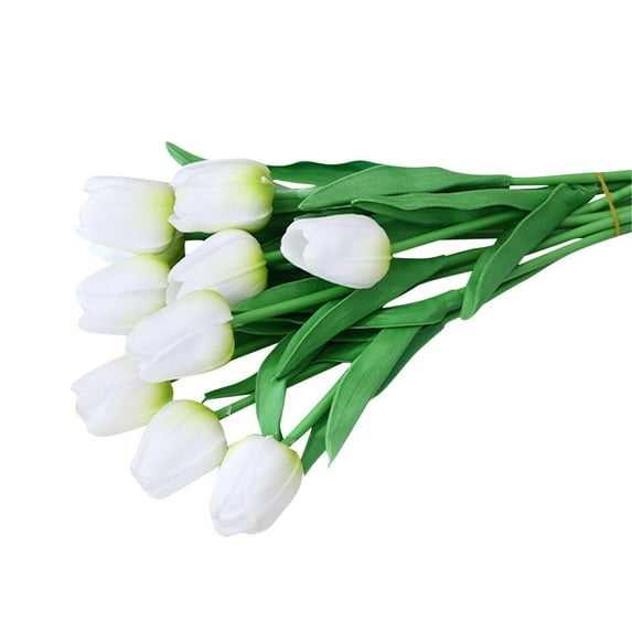 ReTeiv Artificial Flowers for Decoration 10PC Artificial Fake Flowers Bouquet Floral Wedding Bouquet Party Home Decor