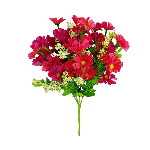 ReTeiv Artificial Flowers for Decoration 28 Jumping Orchid Simulation Flower Dancing Orchid Small Daisy Flower Home Decoration Living Room Display