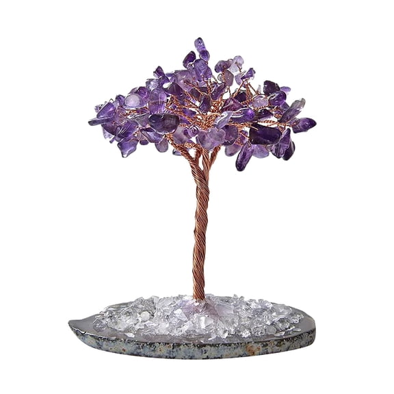 Natural Quartz Crystal Money Tree Natural Crystal Gemstone Bonsai Tree