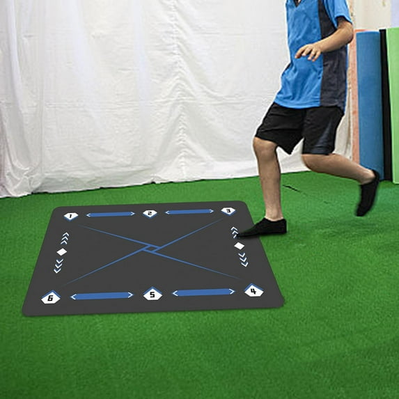 ReTeiv Football Footstep Training Mat,Soccer Training Mat,Agility Footstep Training Mat,Soccer Train for All Levels,Non-Slip Silent Equipment for All Ages to Improve Speed,Strength and Coordination