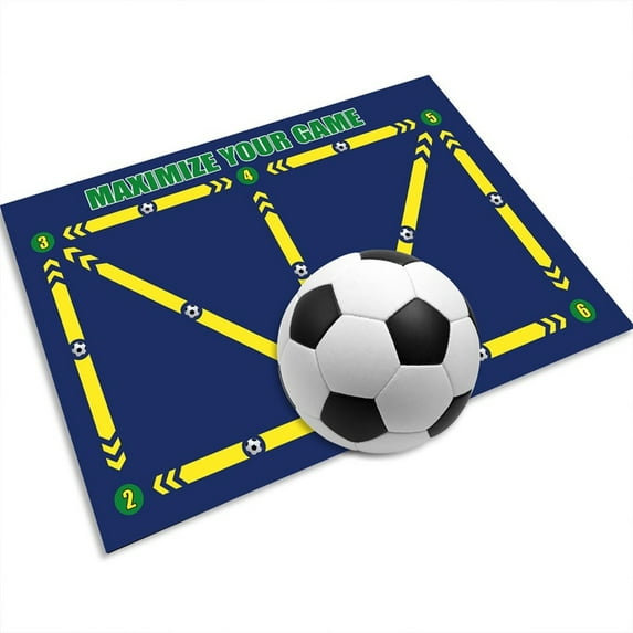 ReTeiv Football Footstep Training Mat,Soccer Training Mat,Agility Footstep Training Mat,Soccer Train for All Levels,Non-Slip Silent Equipment for All Ages to Improve Speed,Strength and Coordination