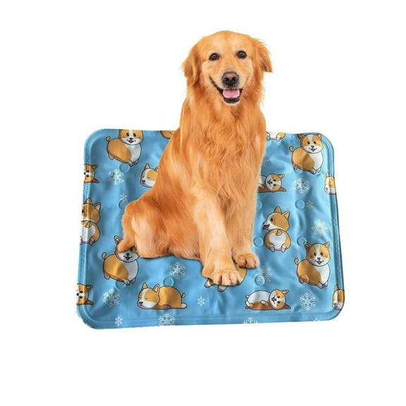 ReTeiv Pet Supplies Pet Mat, Self-Cooling Pet Mat, Gel Wipe Clean, Cool Mat For ,40*50 Cm