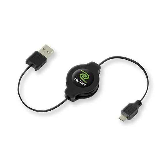 ReTrak ETESM5 Retractable Micro USB Cable