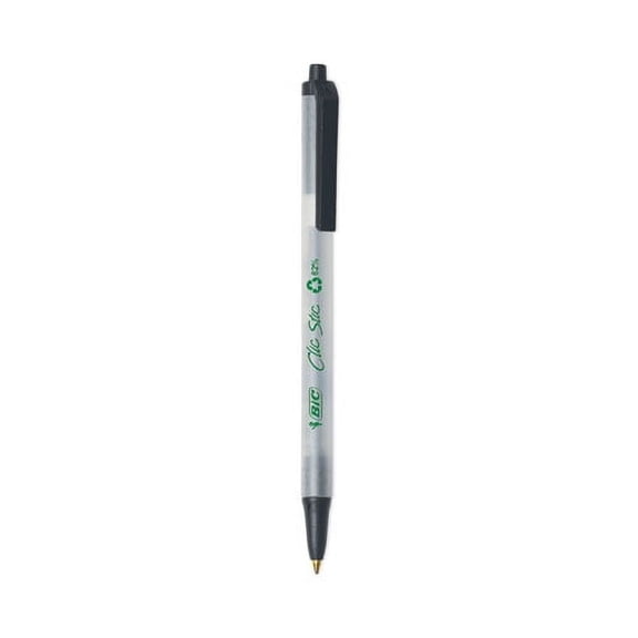 "ReVolution Ballpoint Pen, Retractable, Medium 1 mm, Black Ink/Semi-Clear Barrel, 48/Pack | Bundle of 2 Packs"