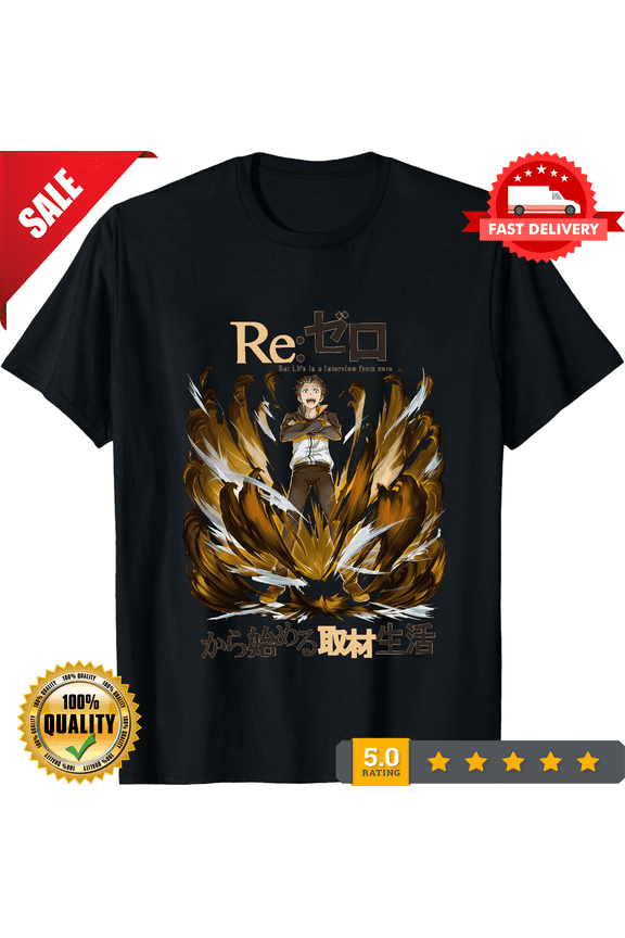 ReZero Shirt, Re Zero T-shirt, Emilia, Ram, Subaru, Japanese, Manga, Gift 065 eBay, LIMITED EDITION-TH70815