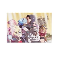 ReZero -Starting Life in Another World Picture Print Wall Art Poster Painting Canvas Posters Artworks Gift Room Aesthetic 12x18inch(30x45cm)