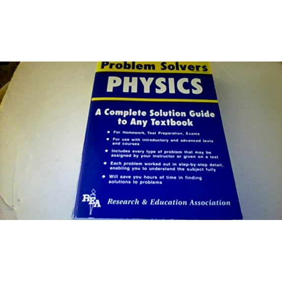 Pre-Owned The Physics Problem Solver (Problem Solvers Solution Guides) (Paperback) 0878915079 9780878915071