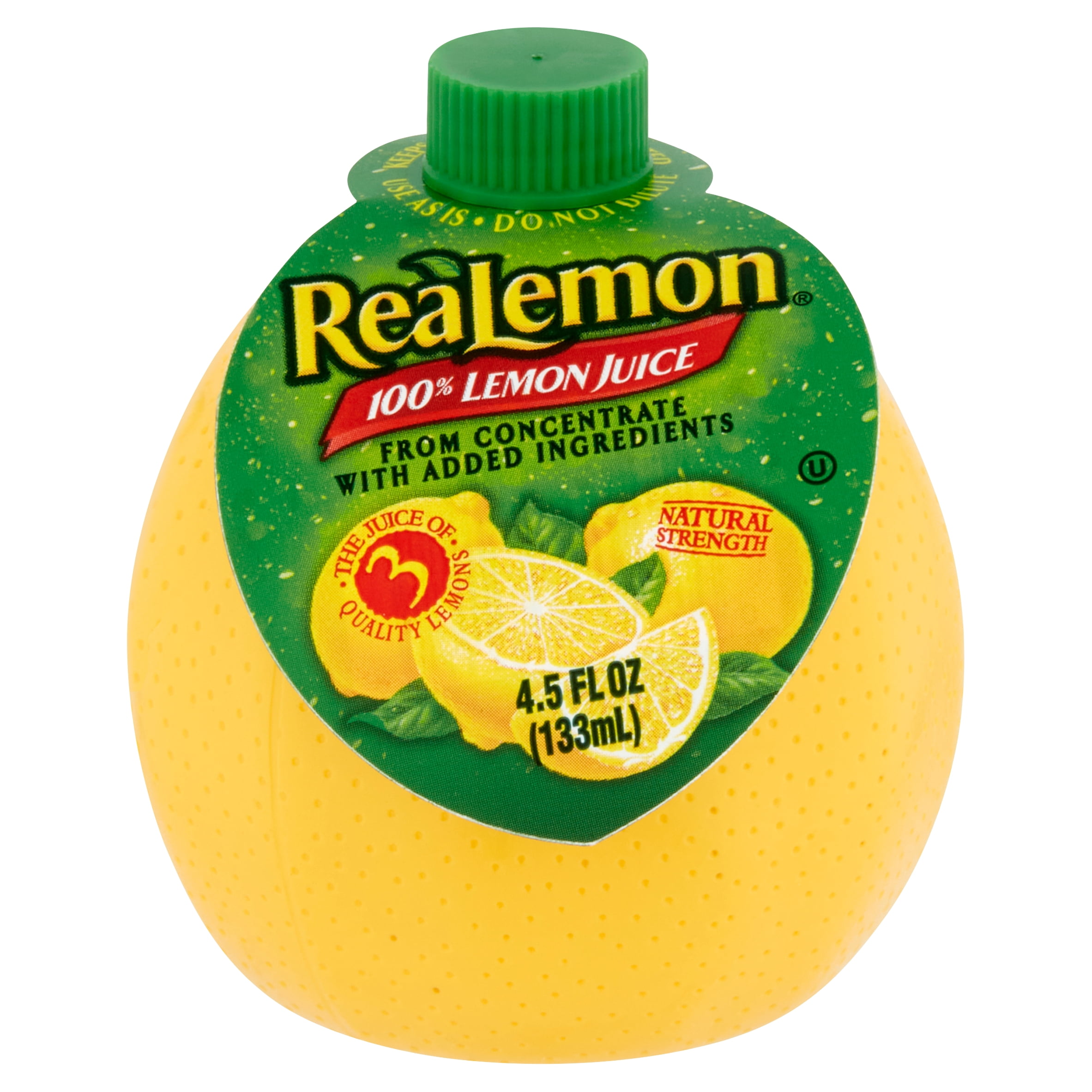 Realemon 100 Lemon Juice 45 Fl Oz