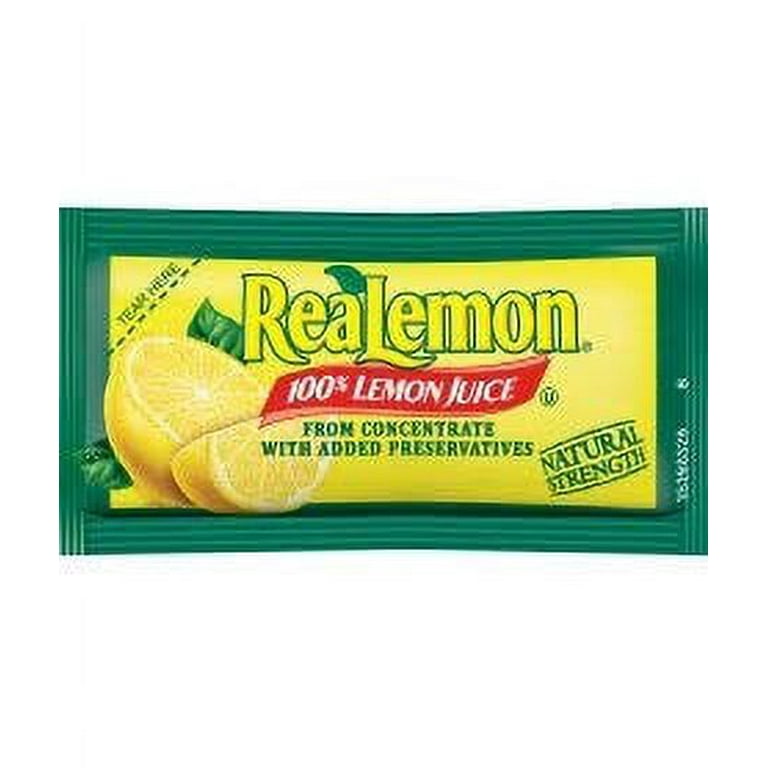 YUBIN, ReaLemon Lemon Juice Packets, 4 gram, 50 ct - Walmart.com