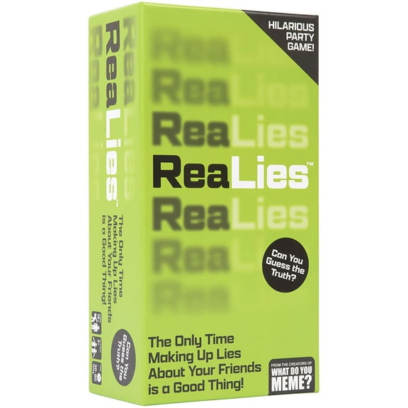 ReaLies ? The Adult Party Game of Deception and Deduction That Tests How Well You Know Your Friends ? by What Do You Meme?? Card Game for Ages 16+