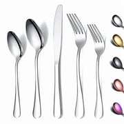 ReaNea 20 Pieces Silverware Set Stainless Steel Flatware Set, Spoons and Forks Cutlery Set Service for 4