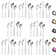 thumbnail image 1 of ReaNea 40 Piece Silverware Set Stainless Steel Flatware Set, Spoons and Forks Cutlery Set Service for 8, 1 of 8