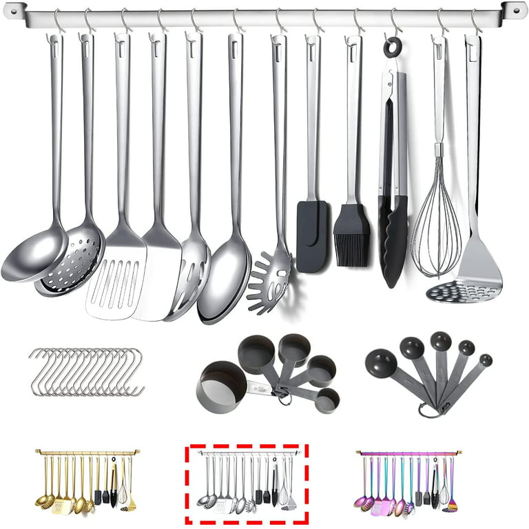 Kitchen Gadgets 6 Piece Set - Space Saving Kitchen Utensils Cooking Tools for Small Kitchen, Stainless Steel Accessories for RV Inside Camper