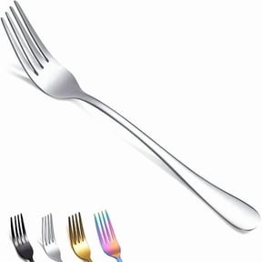 ReaNea Dinner Forks, 12-Piece Set, Stainless Steel, 8.17 inches, Silver Cutlery Fork Set