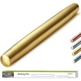 thumbnail image 1 of ReaNea Gold Rolling Pin 16.7" Stainless Steel Matte Roller Rolling Pin For Baking, 1 of 9