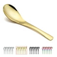thumbnail image 1 of ReaNea Gold Titanium Plating Stainless Steel Tableware Spoons (6 Count), 1 of 9