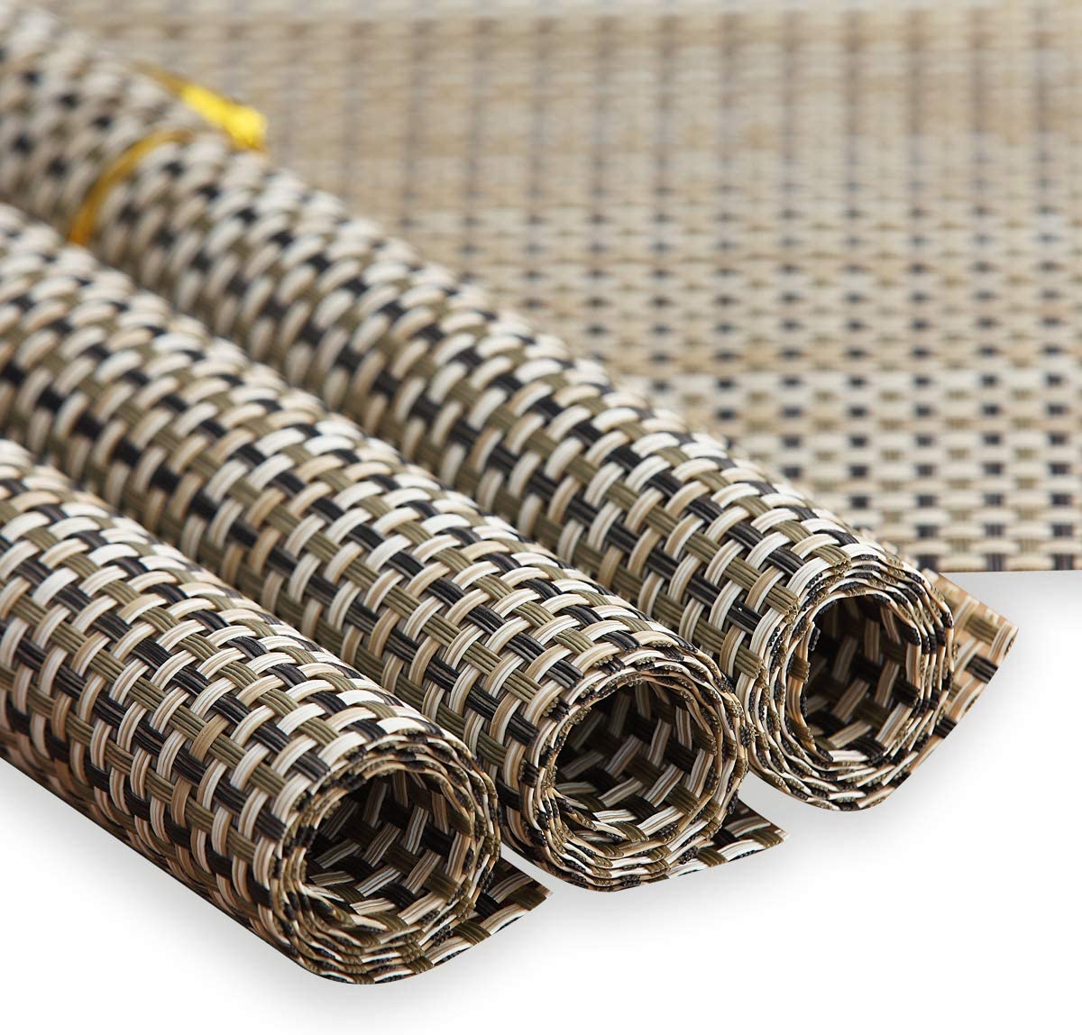 Gourmet Pro Offset Typography Printed Placemats, Set of 4