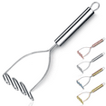 thumbnail image 1 of ReaNea Potato Masher, 9.6" Stainless Steel Heavy Duty Metal Potato Ricer, Food Masher Utensil, Hand Masher, Vegetables Fruits Masher, 1 of 7