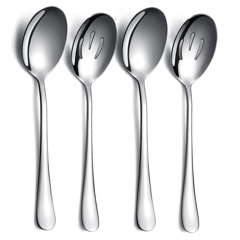 Stainless Steel Kitchen Serving Spoons Set, Size: 11 Inch