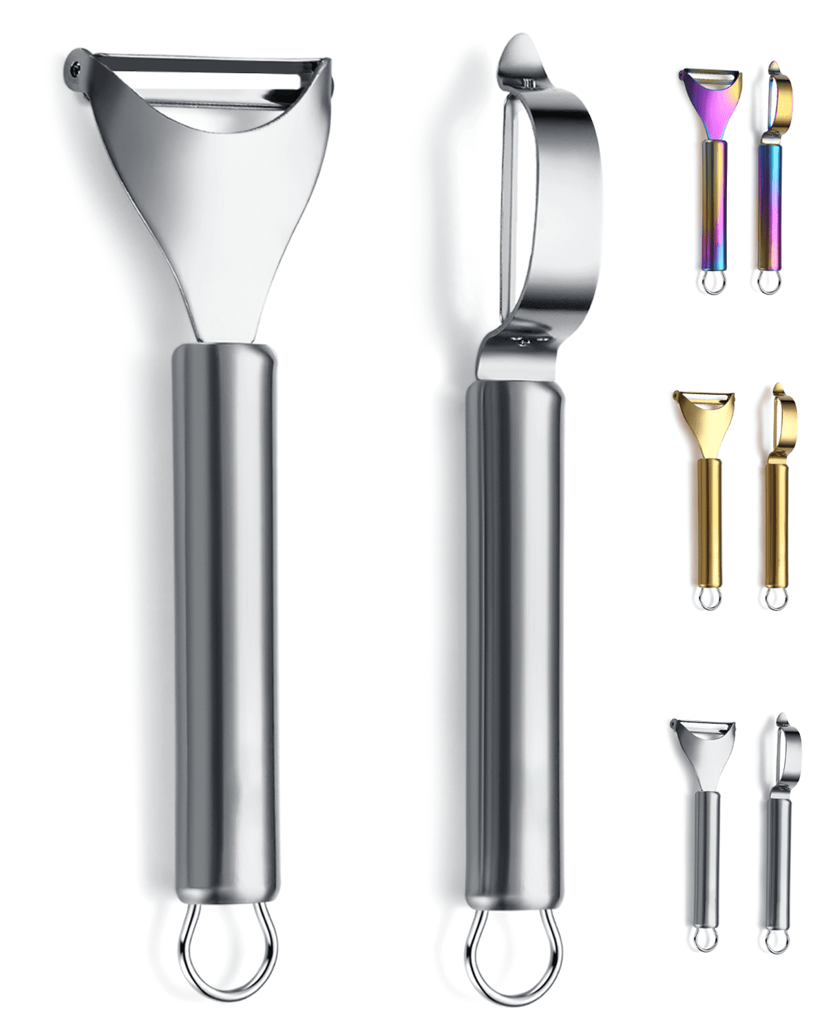 Prince Silver Stainless Steel Peeler – Bernal Cutlery