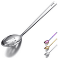 thumbnail image 1 of ReaNea Silver Slotted Spoon, Stainless Steel Cooking Spoon, Kitchen Serving Spoon, 1 of 7