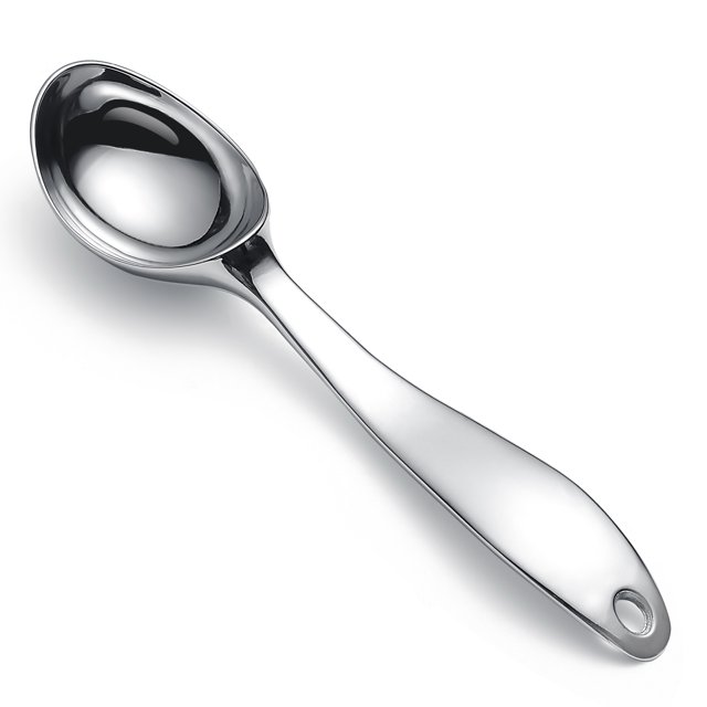 ReaNea Silver Stainless Steel Antifreeze Ice Cream Scoop,Heavy Duty