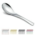 thumbnail image 1 of ReaNea Soup Spoons 6 Pieces, Stainless Steel Asian Soup Spoon Set, 1 of 9