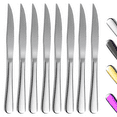 thumbnail image 1 of ReaNea Steak Knives Set, Serrated Knife, Stainless Steel Sharp Dinner Table Knife, 1 of 8