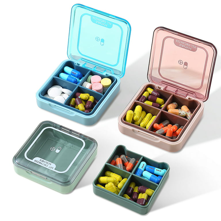 Large Medicine Box And Pill Storage Case Portable Medicine - Temu
