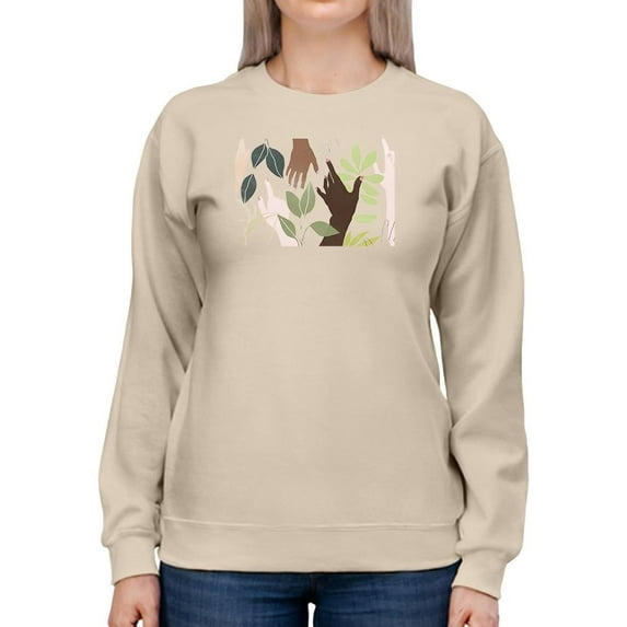 Reach And Rise A Sweatshirt Women -June Erica Vess Designs, Female Medium