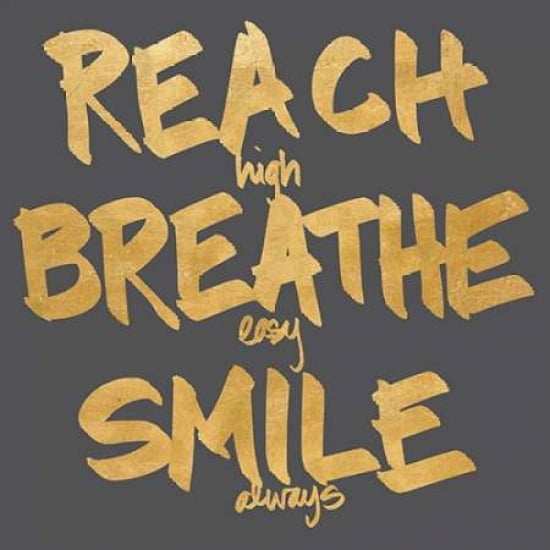 Reach Breathe Smile Border Canvas Art - Sundance Studios (24 x 24)