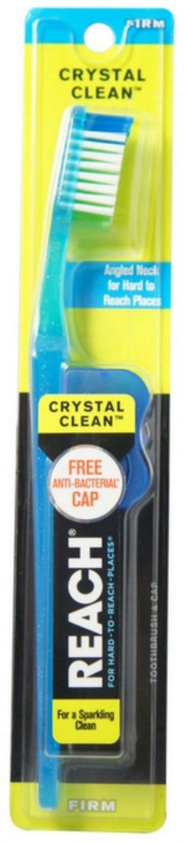 REACH TOOTHBRUSH Reach Crystal Clean Firm Adult Toothbrush, 1 ea (Colors May Vary)