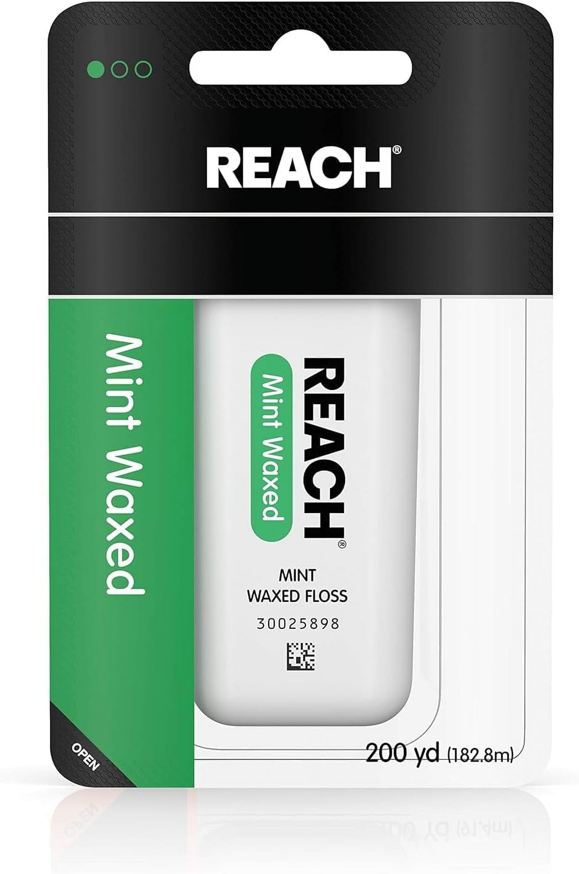 Reach Mint Waxed Floss 200 Yards (Packs of 7)