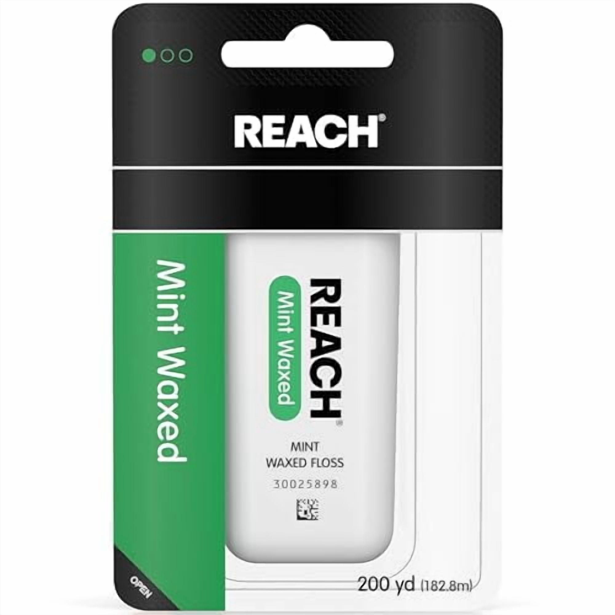 Reach Mint Waxed Floss 200 Yards (Packs of 7)
